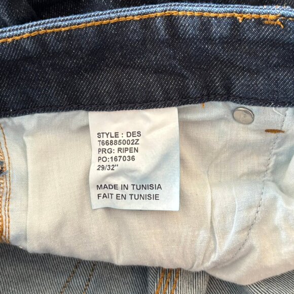 Tiger of Sweden Dark Blue Wash Des Straight Leg Jeans - Size 29 / 32 - Picture 5 of 6